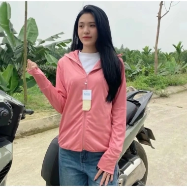 Áo Chống Nắng Nữ 2 Lớp Mũ Lưỡi Trai, Lưới Tản Nhiệt, Chống UV, Giá 99.000 VND 8 Áo Chống Nắng Nữ 2 Lớp Mũ Lưỡi Trai, Lưới Tản Nhiệt, Chống UV, Giá 99.000 VND 8