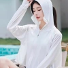 Áo Chống Nắng Nữ AN05 Rose - Áo Khoác Ôm Body UPF 50+ Chất Băng Lụa 2