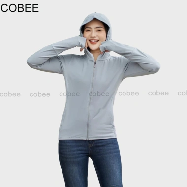 Áo chống nắng nữ cao cấp thun lạnh Aircool dáng ngắn COBEE CB09 - Chống UV, chỉ 99k