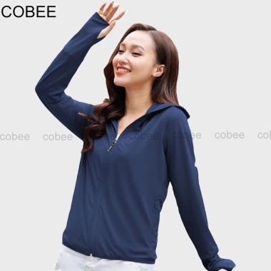 Áo chống nắng nữ cao cấp thun lạnh Aircool dáng ngắn COBEE CB09 - Chống UV, chỉ 99k