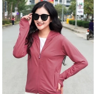 Áo chống nắng nữ cao cấp, vải thông hơi kim cương, mát nhẹ, ngăn UV - 110k
