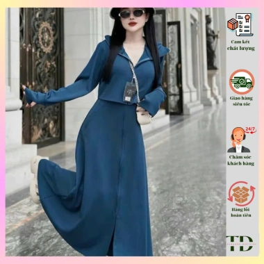 Áo chống nắng nữ dáng dài chất UMI dày dặn, mềm mát, co giãn thoải mái – 199.000đ