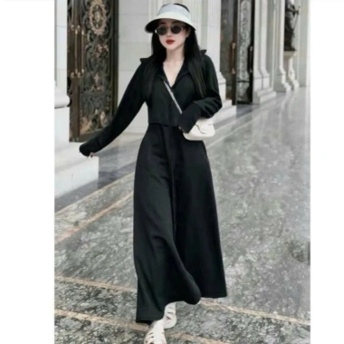 Áo chống nắng nữ dáng dài chất UMI dày dặn, mềm mát, co giãn thoải mái – 199.000đ
