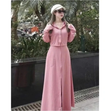 Áo chống nắng nữ dáng dài chất UMI dày dặn, mềm mát, co giãn thoải mái – 199.000đ