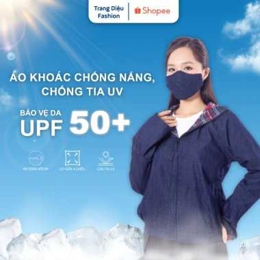 Áo Chống Nắng Nữ Jeans Dáng Ngắn Diệu Trang - Ngăn UV, Bảo Vệ Da, Giá 265k