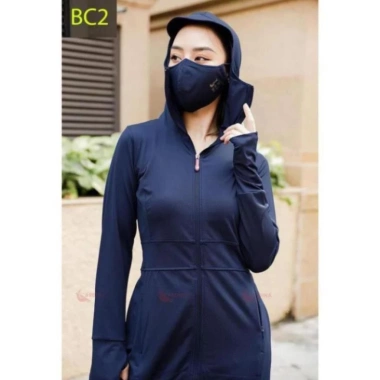 Áo Chống Nắng Nữ Toàn Thân Co Dãn Thoải Mái Mát Mẻ Kín Đáo Chống UV Cao - Giá 160k 6