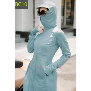 Áo Chống Nắng Nữ Toàn Thân Co Dãn Thoải Mái Mát Mẻ Kín Đáo Chống UV Cao - Giá 160k 7
