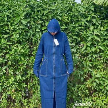 Áo chống nắng nữ toàn thân vải bò Jeans99 dày dặn, bảo vệ UV 99% - Giá ưu đãi 229.000₫ 2