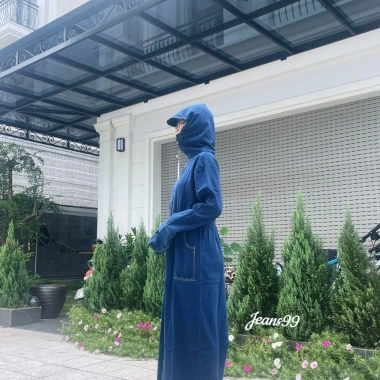 Áo chống nắng nữ toàn thân vải bò Jeans99 dày dặn, bảo vệ UV 99% - Giá ưu đãi 229.000₫ 4