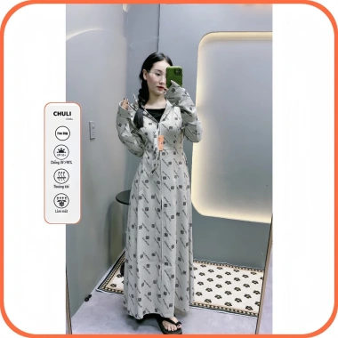 Áo chống nắng nữ toàn thân vải Umi che kín chân, thoáng mát mẫu 2.025 - 359.000₫ 2