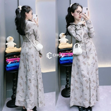 Áo chống nắng nữ toàn thân vải Umi che kín chân, thoáng mát mẫu 2.025 - 359.000₫ 4