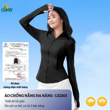 Áo chống nắng thun lạnh co giãn 4 chiều mát tức thì, bảo vệ da ngày dài - LX2.501 giảm còn 359,000 VND