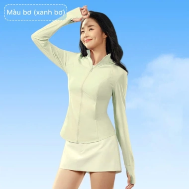 Áo chống nắng thun lạnh co giãn 4 chiều mát tức thì, bảo vệ da ngày dài - LX2.501 giảm còn 359,000 VND