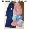 Áo chống nắng toàn thân 2 lớp GU thông hơi siêu dày dặn, chống nắng tối đa - Hàng loại 1, chỉ 150.000₫