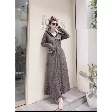 Aó Chống Nắng Toàn Thân Nữ 1 Lớp Khoác Dài Năng Dáng Co Gian, Chống UV, Giá 159.000 VNĐ