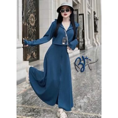 Áo Chống Nắng Toàn Thân Nữ 2 Lớp Croptop - Vải Umi Cotton Dày Dặn, Co Dãn, Chống UV, 175k 6