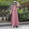 Áo Chống Nắng Toàn Thân Nữ 2 Lớp Croptop - Vải Umi Cotton Dày Dặn, Co Dãn, Chống UV, 175k 9