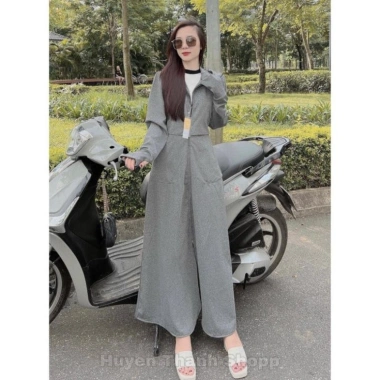Áo Chống Nắng Toàn Thân Nữ Dài Rộng Vải UMI Hàn UPT50 Co Giãn Thoáng Mát Chống UV