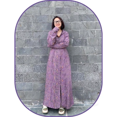 Áo chống nắng toàn thân nữ vải lanh + bò jean 2-3 lớp, dài kín chân - 369k Áo chống nắng toàn thân nữ vải lanh + bò jean 2-3 lớp, dài kín chân - 369k