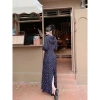 Áo chống nắng toàn thân nữ vải lanh + bò jean 2-3 lớp, dài kín chân - 369k 2