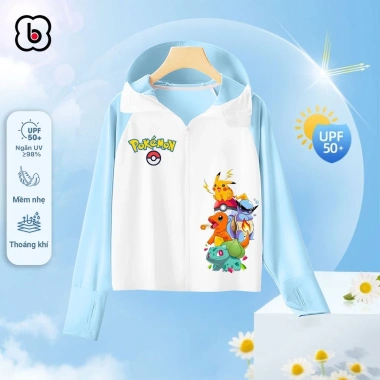 Áo chống nắng trẻ em BabyloveGO thân ngắn vải Ice Text làm mát tức thì phù hợp 1-10 tuổi giá ưu đãi 229.000 VND 6