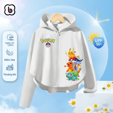 Áo chống nắng trẻ em BabyloveGO thân ngắn vải Ice Text làm mát tức thì phù hợp 1-10 tuổi giá ưu đãi 229.000 VND 10