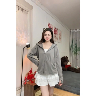 Áo chống nắng UMI su cao cấp, áo nữ dày dặn form xòe trẻ trung, chống UV vải mềm mát 2.025