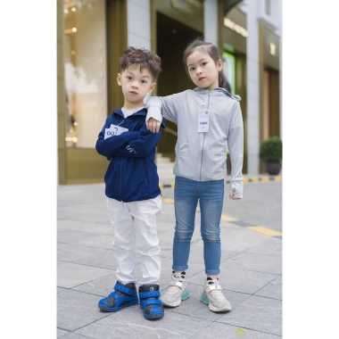 Áo chống nắng UV Lycra cho bé gái & bé trai, miễn ship, size 10-35kg, giá 59.000₫ 4