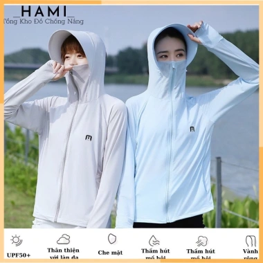 Áo chống nắng UV mũ vành dài vải lụa băng mát lạnh freesize cao cấp loại 1 giá 152.760