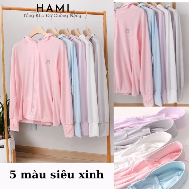 Áo chống nắng UV mũ vành dài vải lụa băng mát lạnh freesize cao cấp loại 1 giá 152.760
