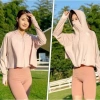 Áo Chống Nắng Vải Lụa UPF 50+ Đa Năng Kiểu Hiện Đại Free Size 2