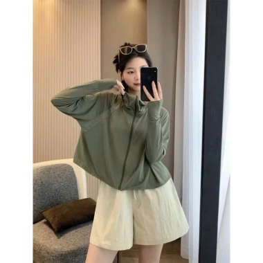 Áo Chống Nắng Vải Lụa UPF 50+ Đa Năng Kiểu Hiện Đại Free Size