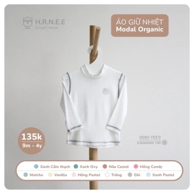 Áo cổ 3cm 3 phân giữ nhiệt Hrnee - Giá chỉ 128.000đ, giảm từ 158.720đ