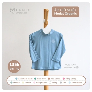 Áo cổ 3cm 3 phân giữ nhiệt Hrnee - Giá chỉ 128.000đ, giảm từ 158.720đ