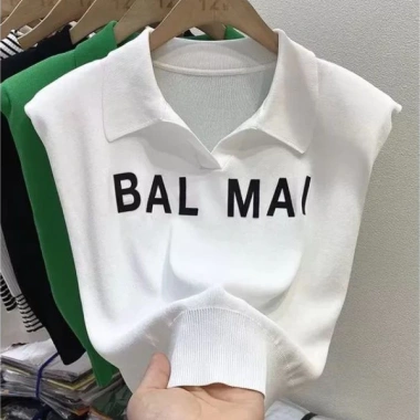 Áo cổ bẻ sát nách bo gấu BALMAII - Thoáng mát, Độ bền cao, Giá 103.500đ giảm từ 128.340đ 8