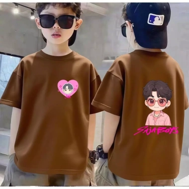 Áo cổ điển bé trai họa tiết ngắn tay Unisex mùa hè 2.025 - chất bông, giá 99.999đ