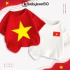 Áo cờ đỏ sao vàng cho bé - Thun cotton mềm mịn BabyloveGO, giảm giá 119k