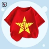 Áo cờ đỏ sao vàng cho bé - Thun cotton mềm mịn BabyloveGO, giảm giá 119k 9