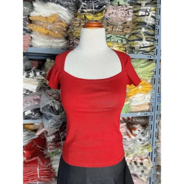 Áo cổ khoét cộc bozip đa màu, xinh xắn, giảm giá 23% chỉ 82.800₫ - Thời trang mùa hè