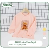 Áo Cổ Tròn Bo Tay Hoạ Tiết Gấu Cute 2-6 tuổi 11-25kg Dokma DA1.893/DA1.891 Giá 99k 2