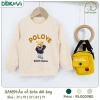 Áo Cổ Tròn Bo Tay Hoạ Tiết Gấu Cute 2-6 tuổi 11-25kg Dokma DA1.893/DA1.891 Giá 99k 7