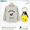 Áo Cổ Tròn Bo Tay Hoạ Tiết Gấu Cute 2-6 tuổi 11-25kg Dokma DA1.893/DA1.891 Giá 99k 9