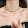 Áo cổ tròn Châu Âu Mỹ, punk cá tính, vòng cổ thời trang bé gái 30.080₫ 5