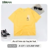 Áo Cổ Tròn Cộc Tay Dokma Bé Trai Cotton Dáng Thể Thao 25-42kg Giá 115k Giảm Đến 144.9k