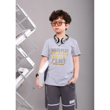 Áo Cổ Tròn Cộc Tay Dokma Bé Trai Cotton Dáng Thể Thao 25-42kg Giá 115k Giảm Đến 144.9k 3