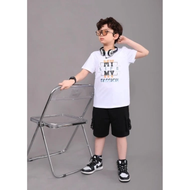 Áo Cổ Tròn Cộc Tay Dokma Bé Trai Cotton Dáng Thể Thao 25-42kg Giá 115k Giảm Đến 144.9k 10