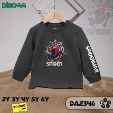 Áo Cổ Tròn Dài Tay Mùa Thu Bé Trai 11-25kg Dokma DA2.400 DA2.401 Giá ưu đãi 99.000đ 2