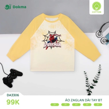 Áo Cổ Tròn Dài Tay Mùa Thu Bé Trai 11-25kg Dokma DA2.400 DA2.401 Giá ưu đãi 99.000đ 5