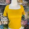 Áo cổ vuông tiểu thư tay ngắn khoét cộc, đa màu - Giá chỉ 75.900 VND, giảm mạnh