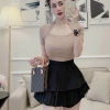 Áo cổ vuông tiểu thư tay ngắn khoét cộc, đa màu - Giá chỉ 75.900 VND, giảm mạnh 7